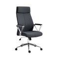 **Fauteuil de bureau ergonomique avec accoudoirs réglables et base en métal**